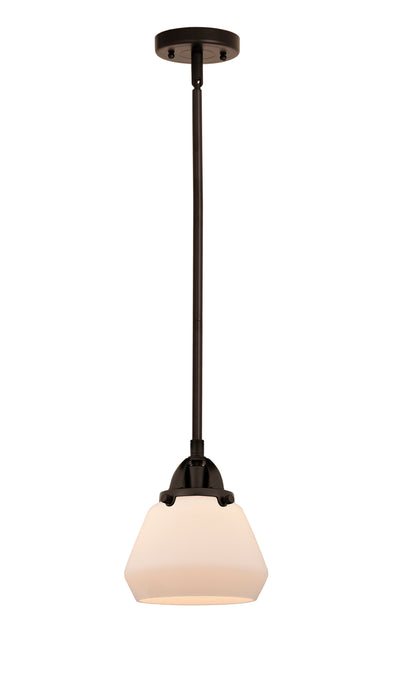 Nouveau 2 Mini Pendant Cast Brass Antique