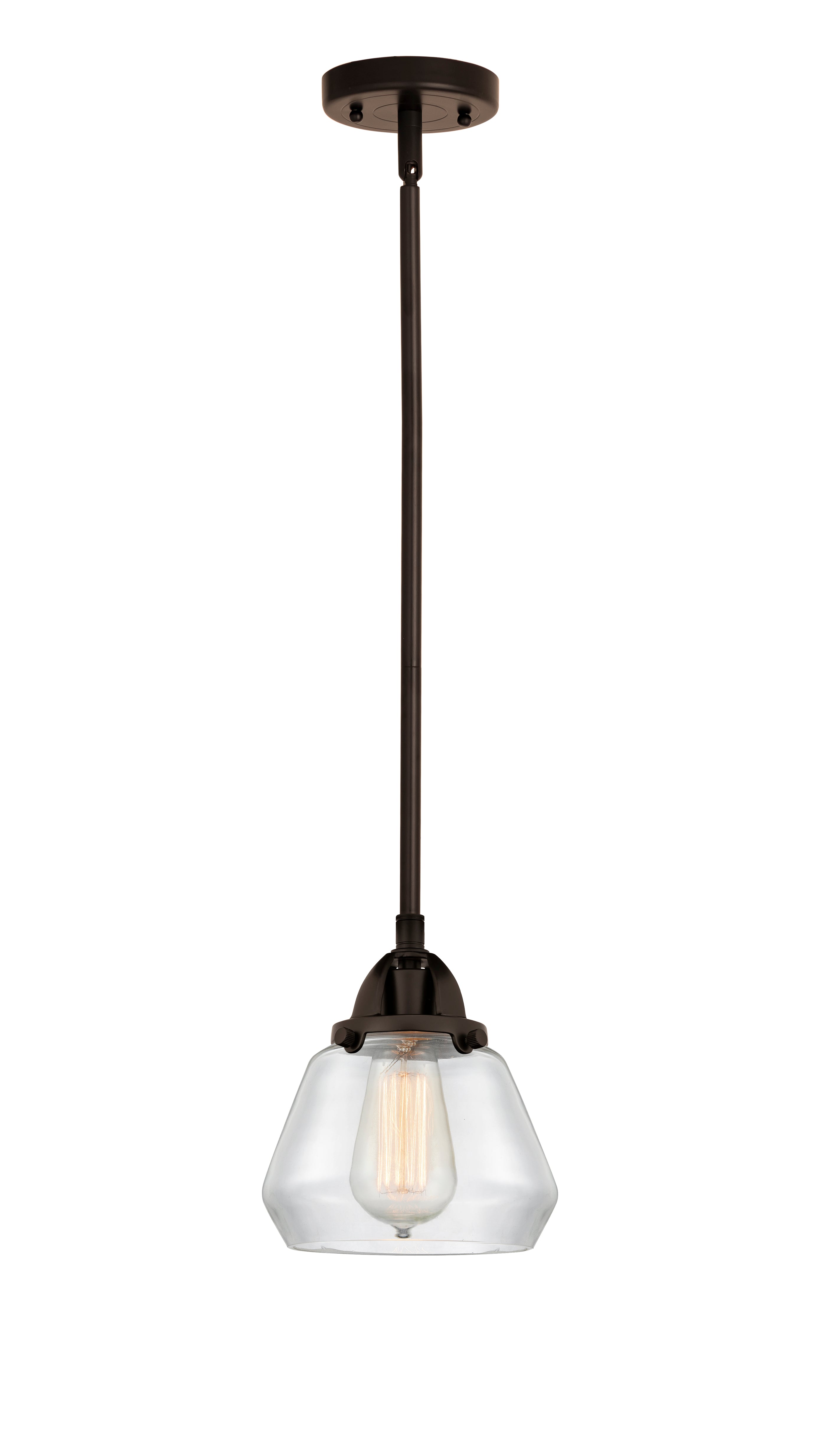 Nouveau 2 Mini Pendant Antique Copper Brass