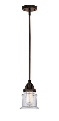 Nouveau 2 Mini Pendant Cast Brass Antique