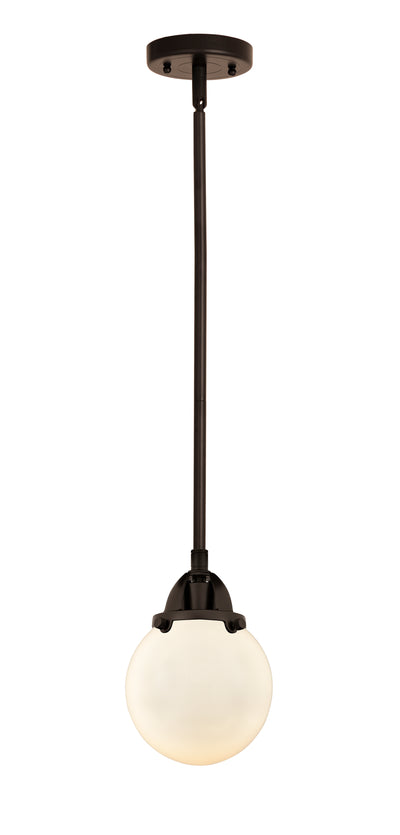 Nouveau 2 Mini Pendant Cast Brass Antique Copper