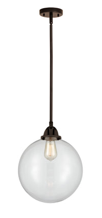 Nouveau 2 Mini Pendant Antique Copper Finish