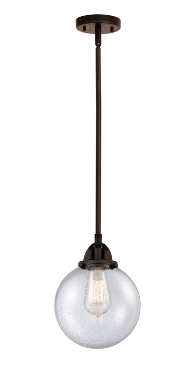 Nouveau 2 Mini Pendant Antique Copper Brass