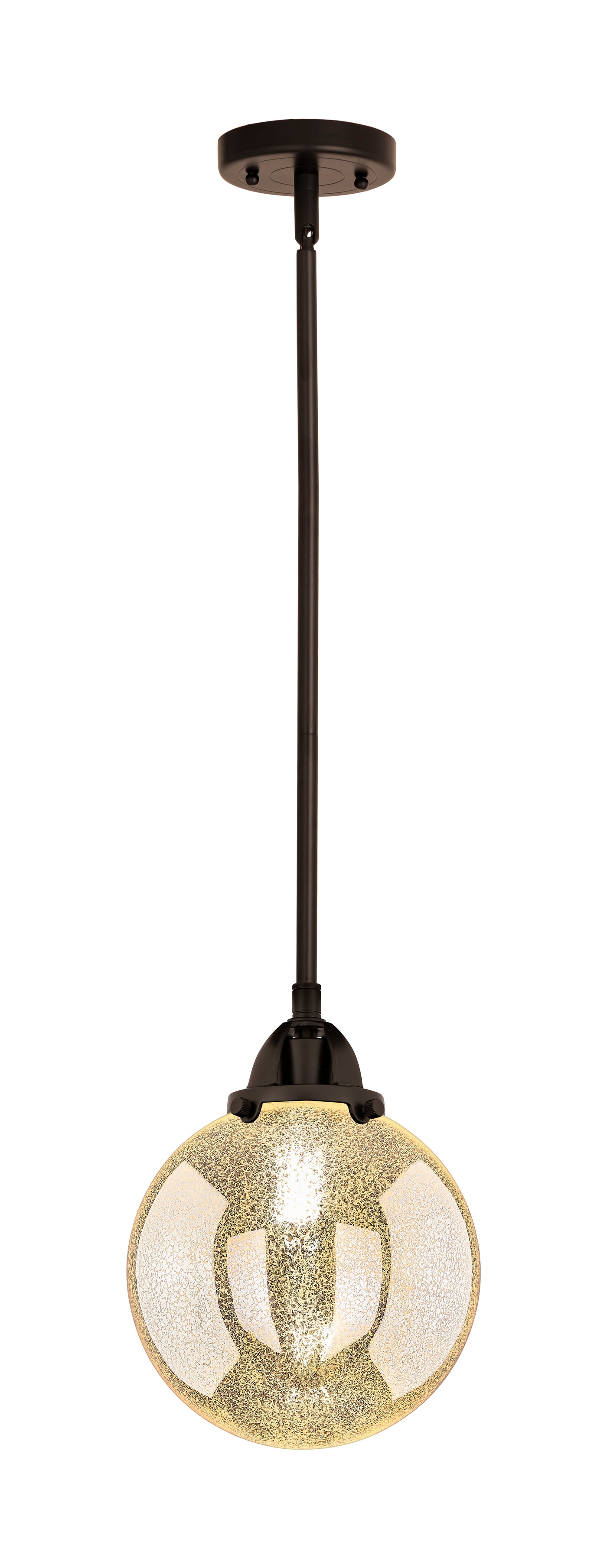 Nouveau 2 Mini Pendant Antique Copper Brass