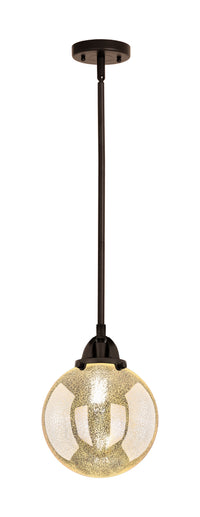 Nouveau 2 Mini Pendant Antique Copper Brass