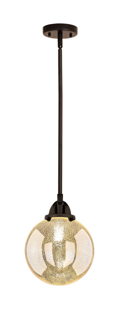 Nouveau 2 Mini Pendant Antique Copper Brass