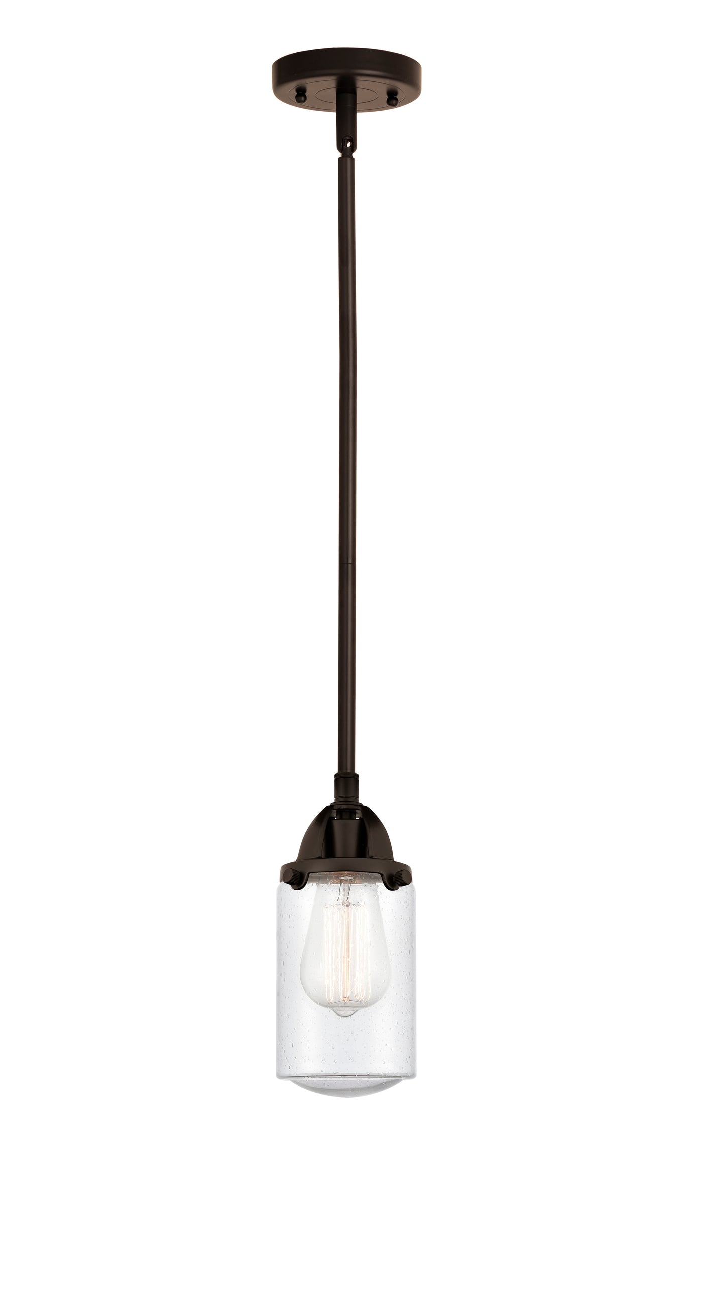 Nouveau 2 Mini Pendant Antique Copper Brass