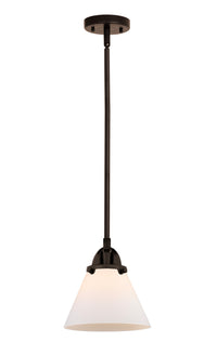 Nouveau 2 Mini Pendant Antique Copper Brass