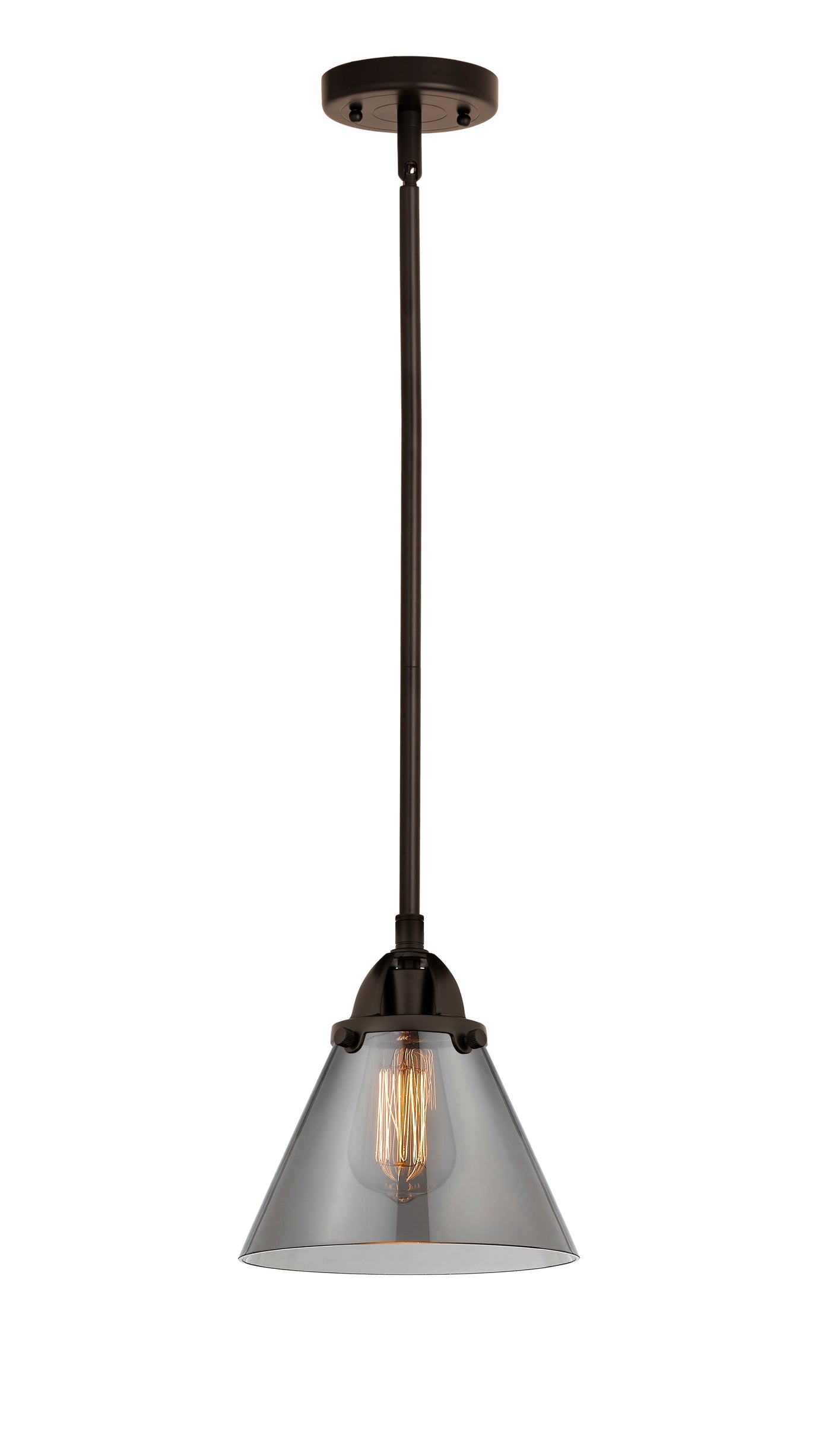 Nouveau 2 Mini Pendant Antique Copper Brass