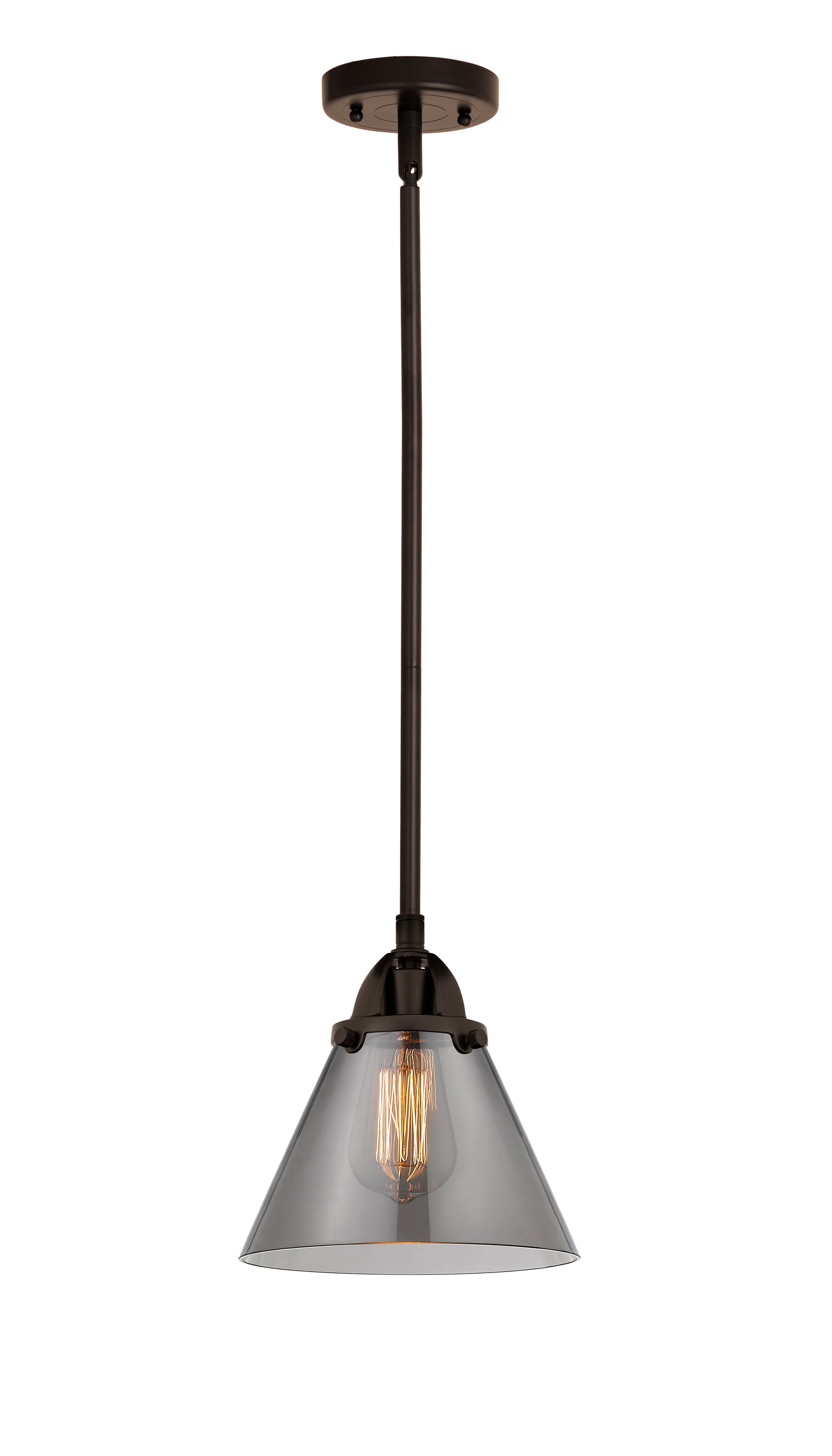 Nouveau 2 Mini Pendant Antique Copper Brass