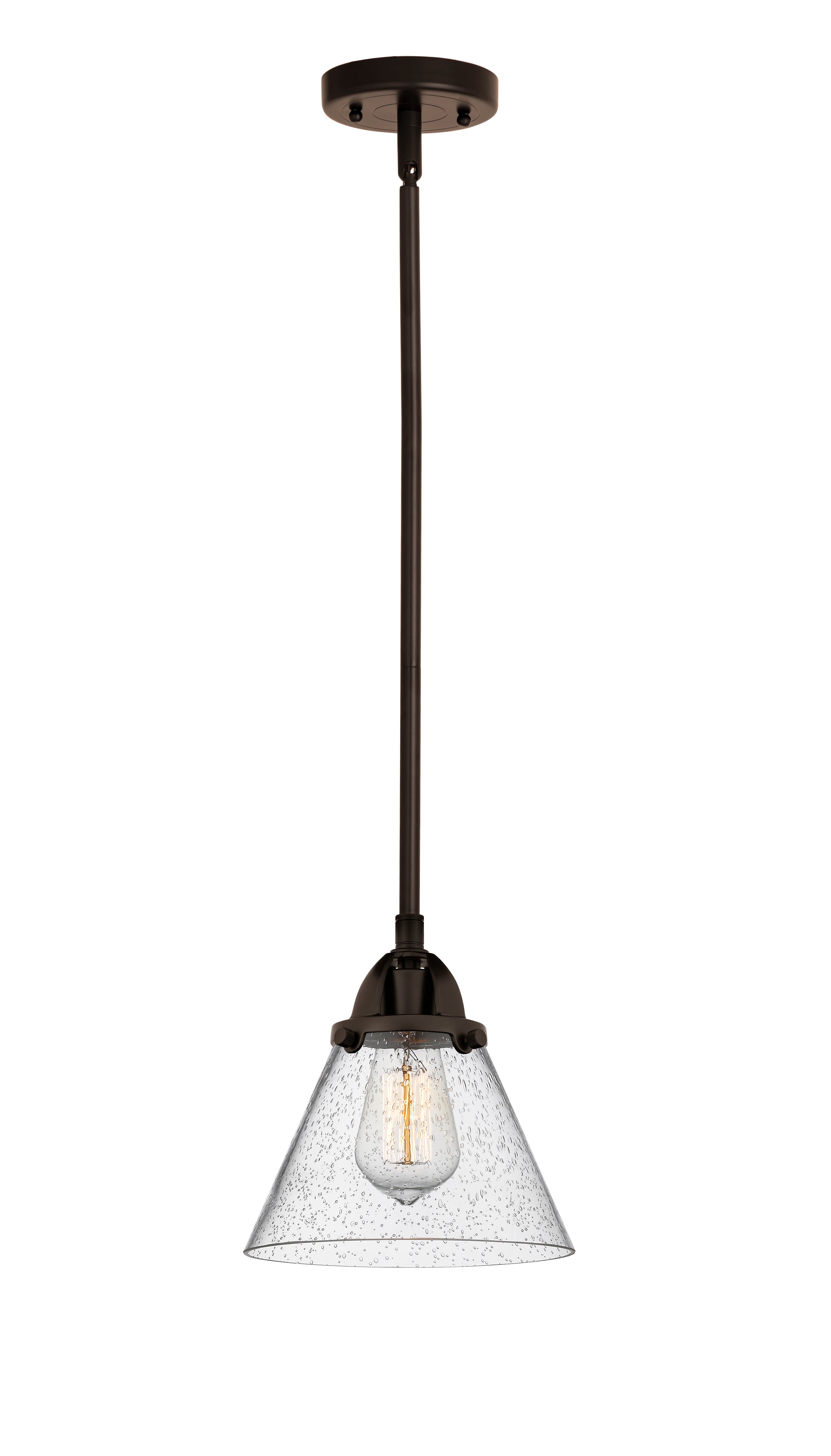 Nouveau 2 Mini Pendant Antique Copper Brass