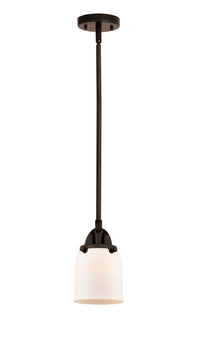 Nouveau 2 Mini Pendant Antique Copper Brass