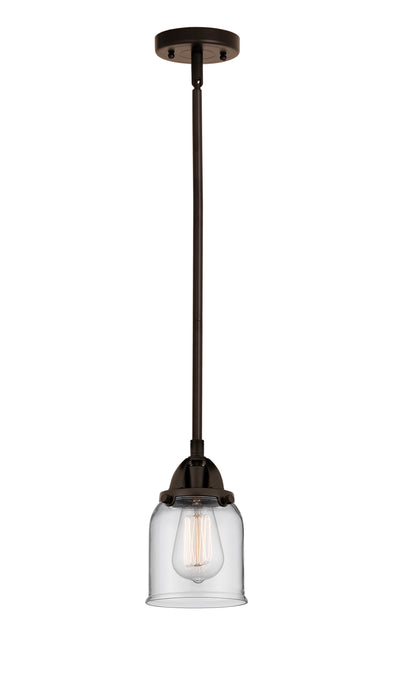 Nouveau 2 Mini Pendant Antique Copper Brass