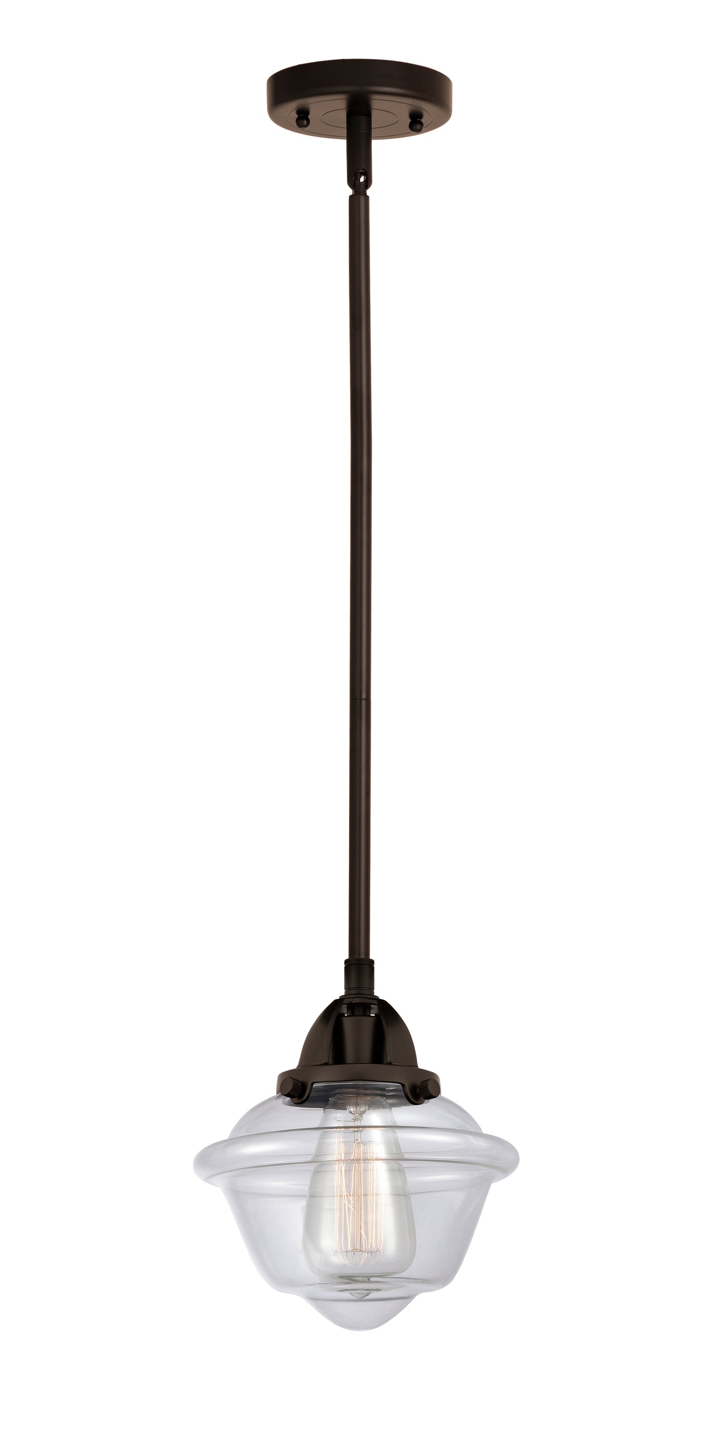 Nouveau 2 Mini Pendant Antique Copper Brass