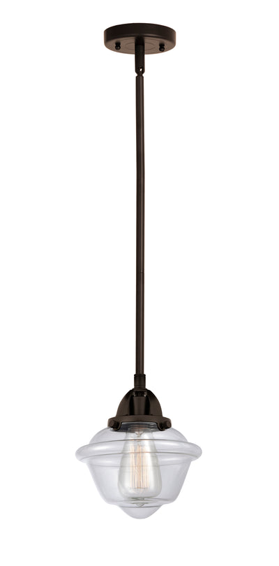 Nouveau 2 Mini Pendant Antique Copper Brass