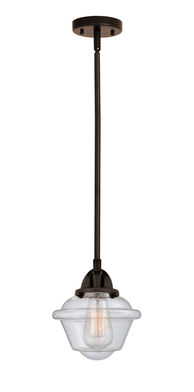 Nouveau 2 Mini Pendant Antique Copper Brass