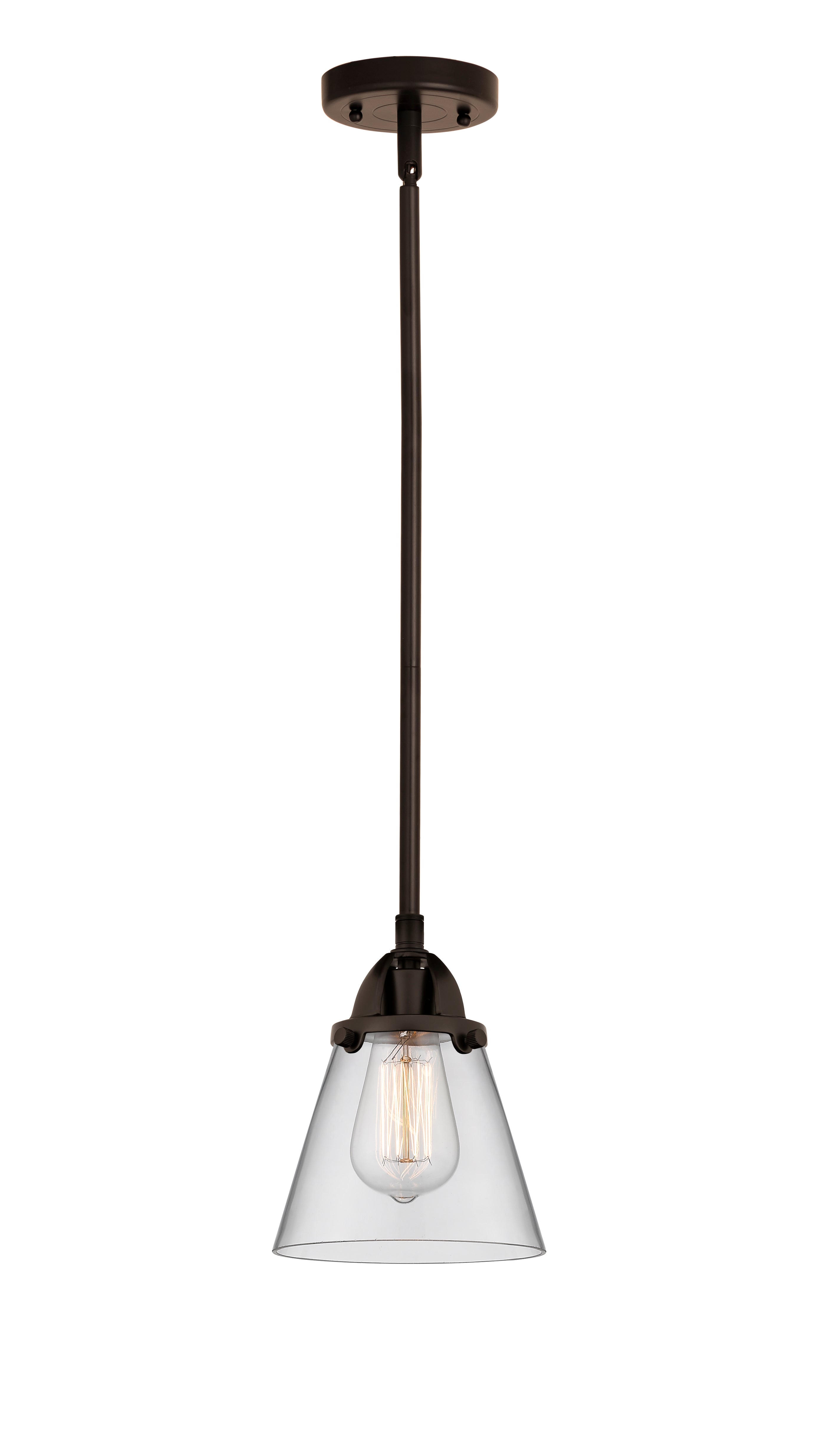 Nouveau 2 Mini Pendant Antique Copper Brass