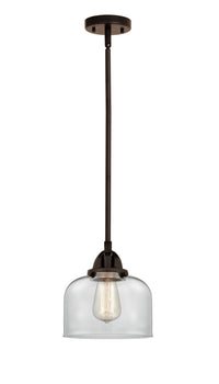 Nouveau 2 Mini Pendant Antique Copper Brass