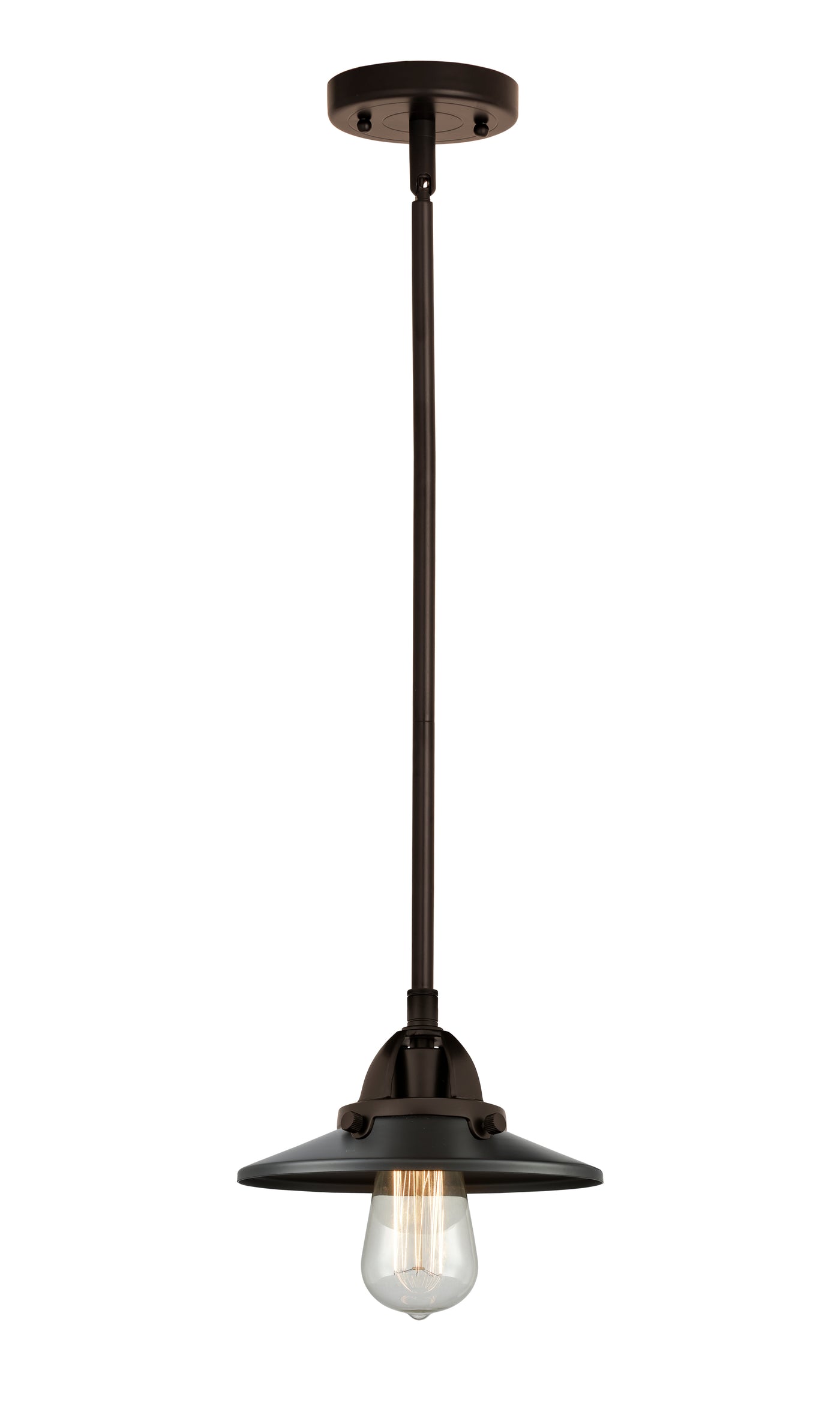 Nouveau 2 Mini Pendant 8 Inch Antique Copper