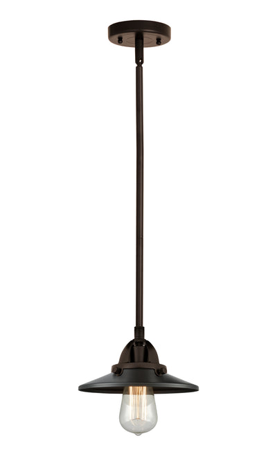 Nouveau 2 Mini Pendant 8 Inch Antique Copper