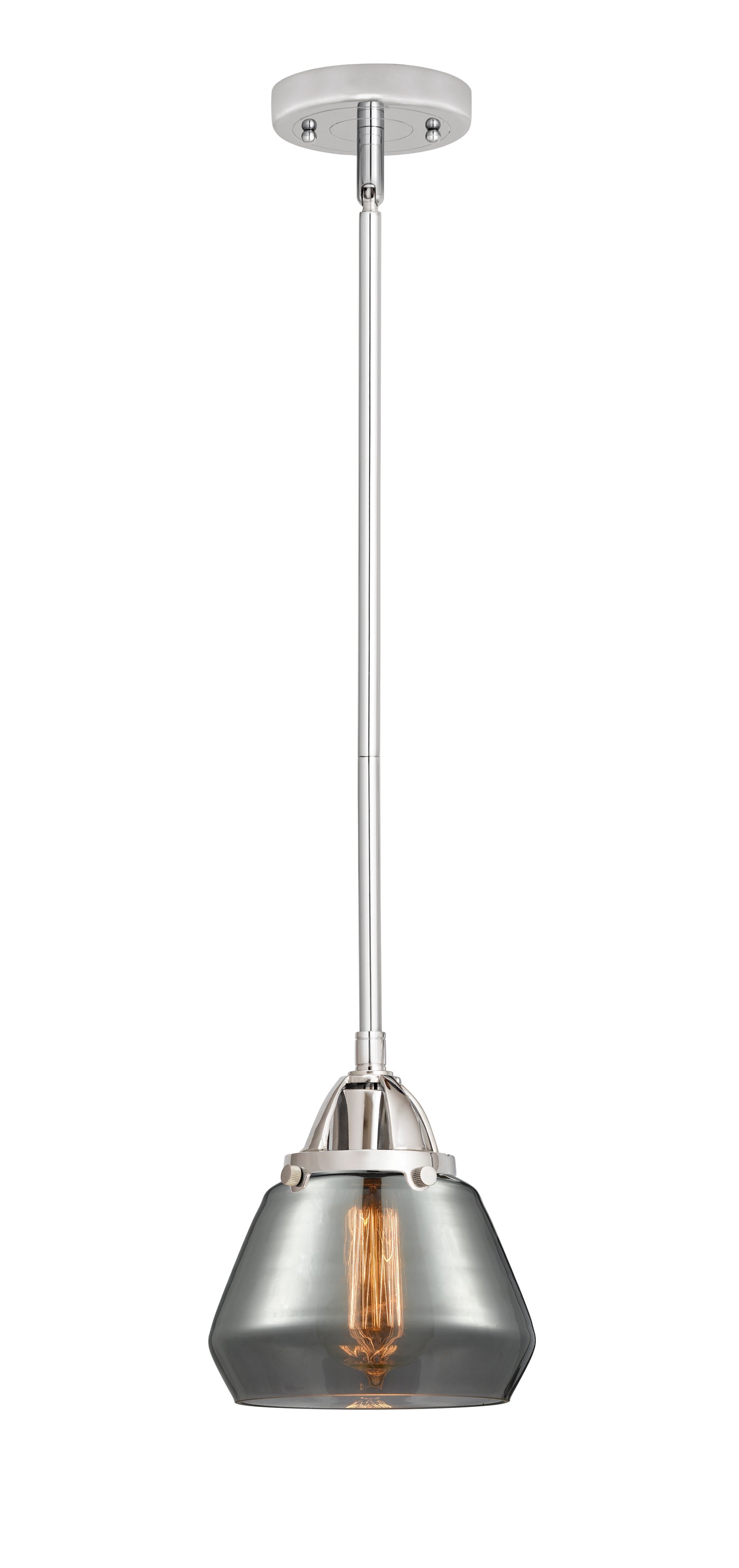 Nouveau 2 Mini Pendant Cast Brass Antique