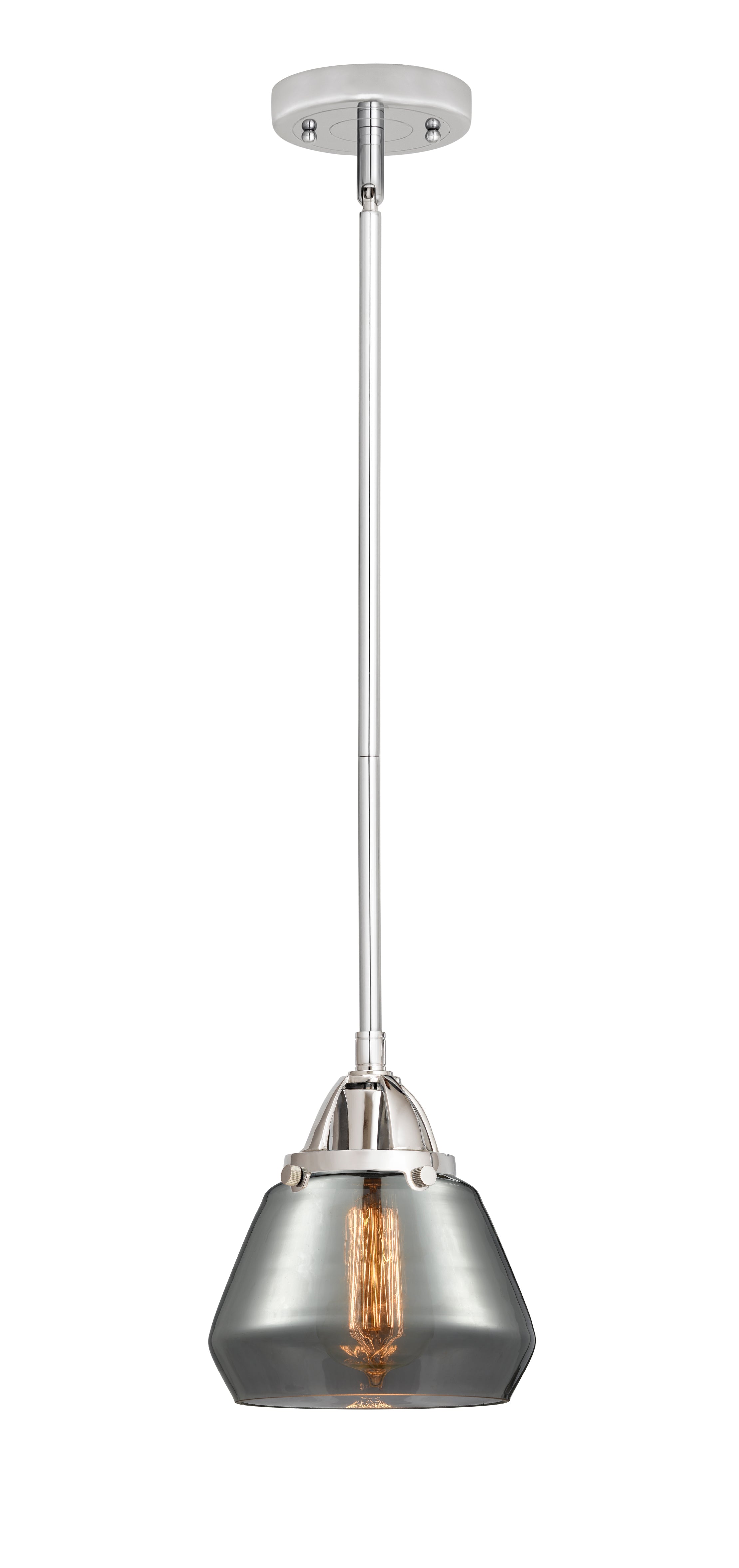 Nouveau 2 Mini Pendant Cast Brass Antique