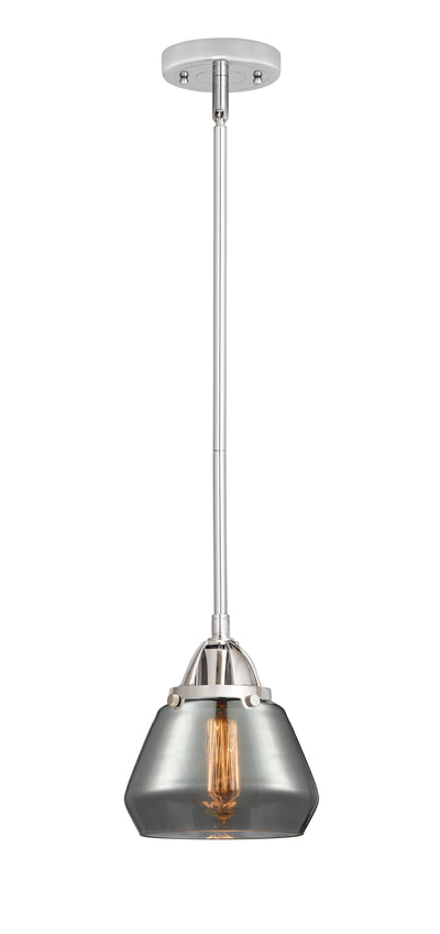 Nouveau 2 Mini Pendant Cast Brass Antique