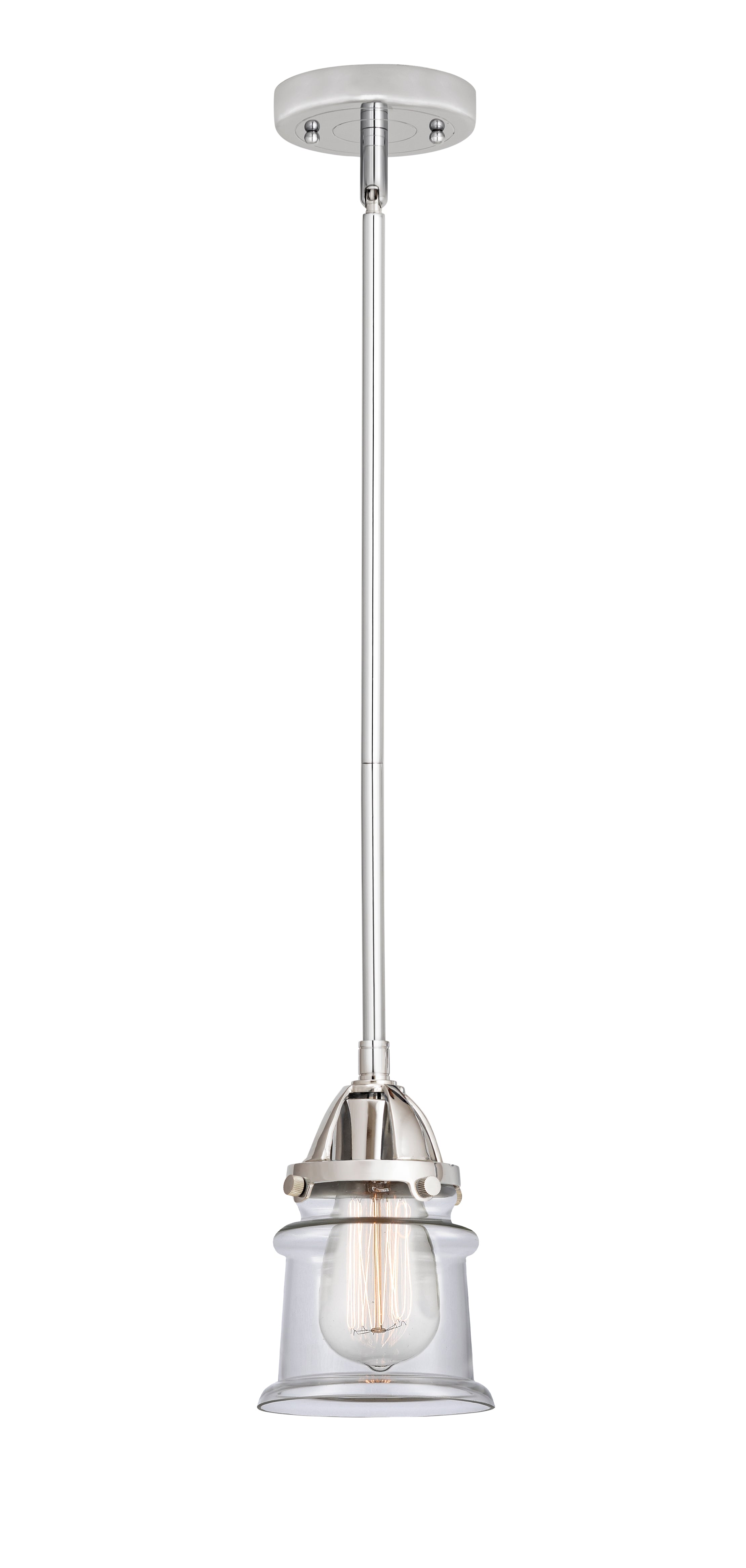 Nouveau 2 Mini Pendant Cast Brass Antique