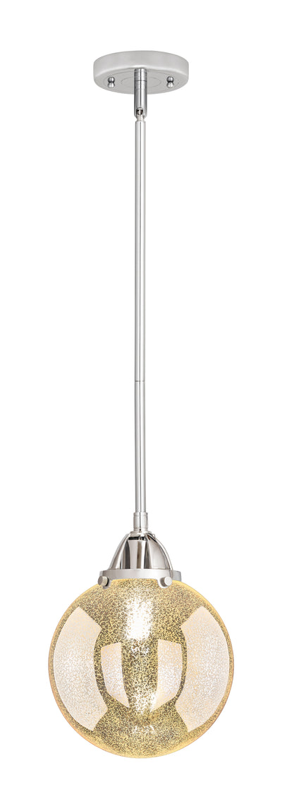 Nouveau 2 Mini Pendant Antique Copper Brass