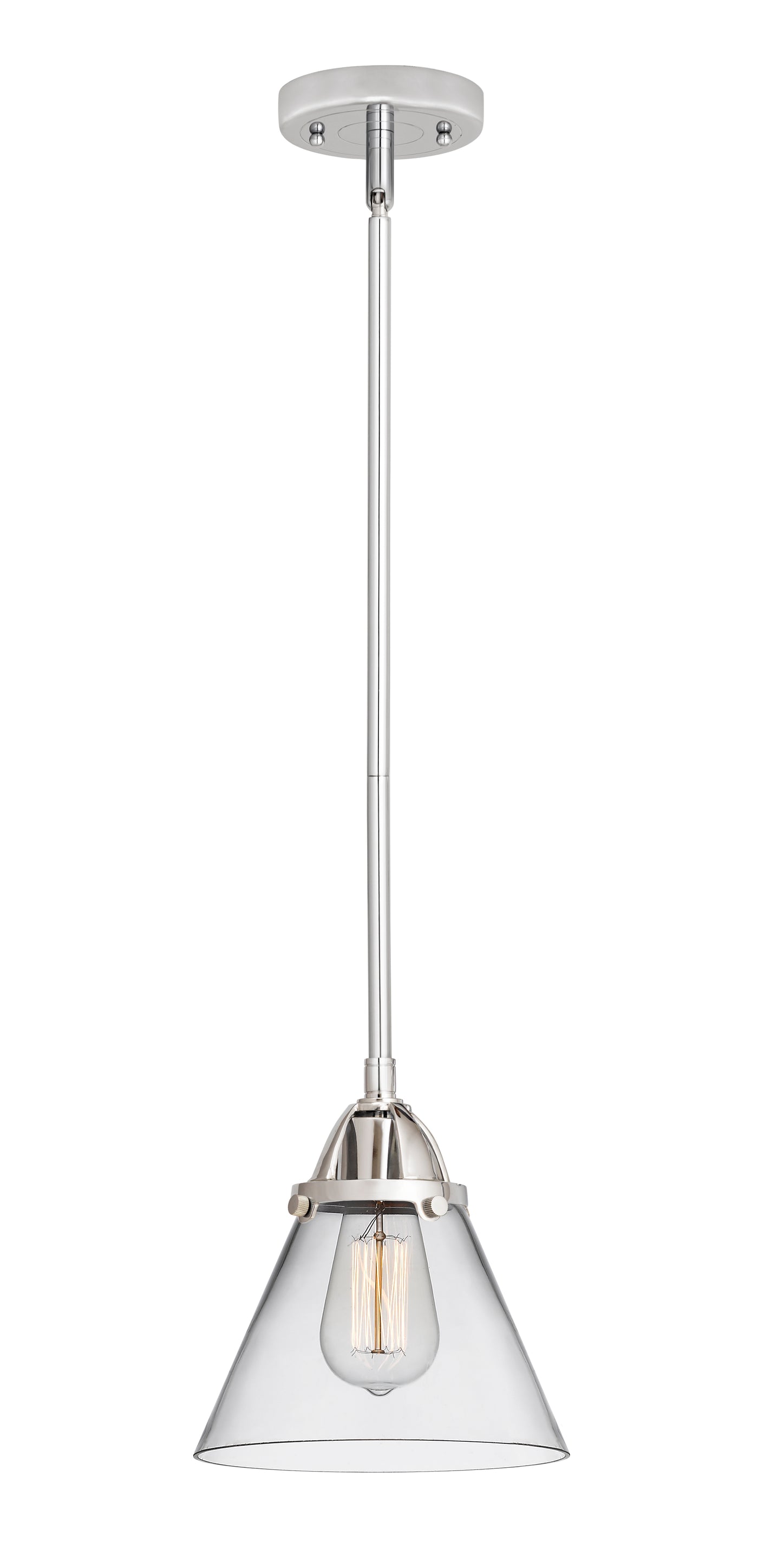 Nouveau 2 Mini Pendant Antique Copper Brass