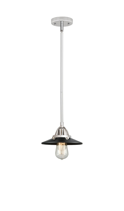 Nouveau 2 Mini Pendant 8 Inch Antique Copper