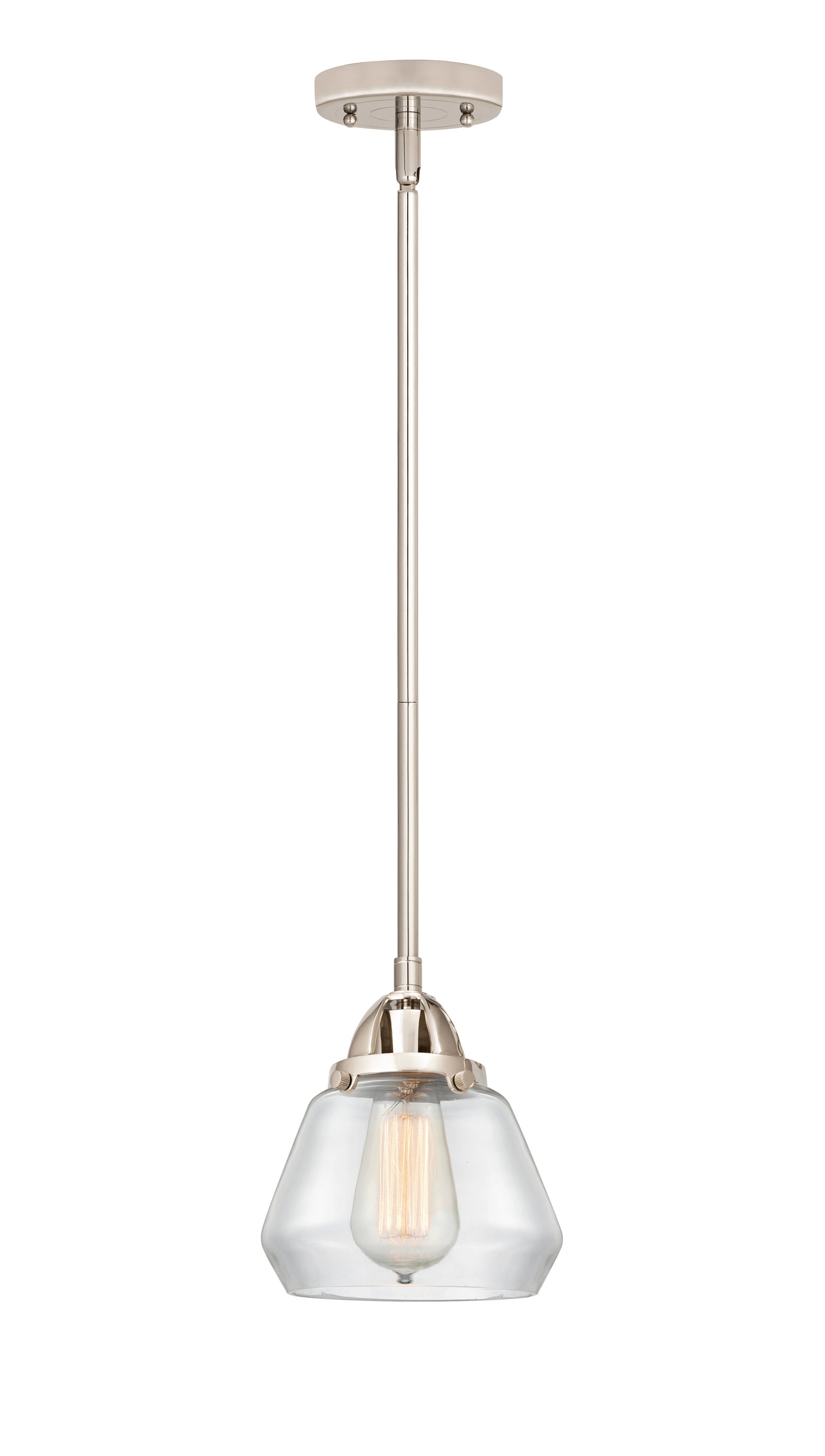 Nouveau 2 Mini Pendant Cast Brass Antique