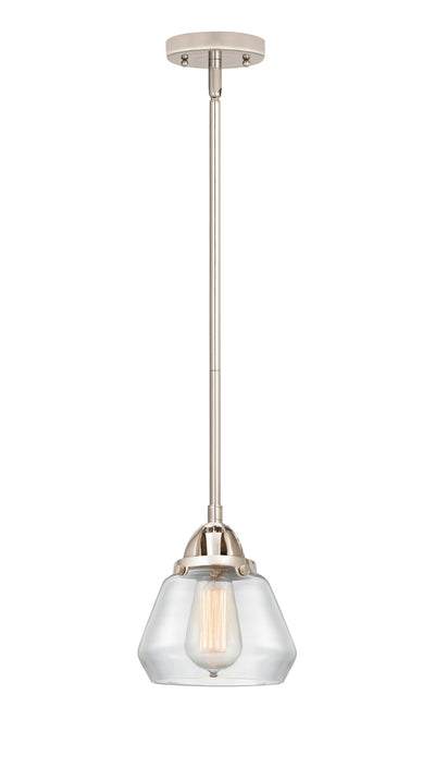 Nouveau 2 Mini Pendant Cast Brass Antique
