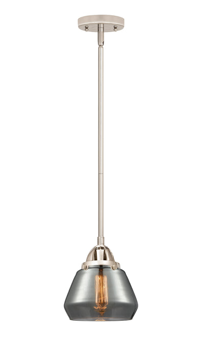 Nouveau 2 Mini Pendant Cast Brass Antique