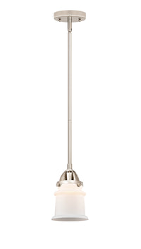 Nouveau 2 Mini Pendant Cast Brass Antique