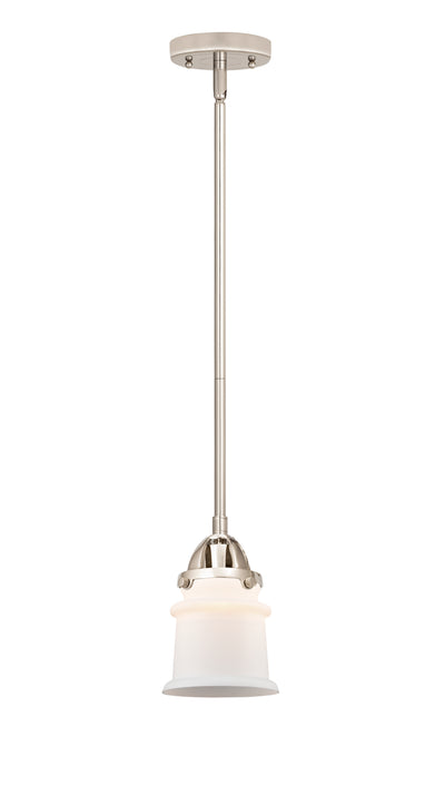 Nouveau 2 Mini Pendant Cast Brass Antique