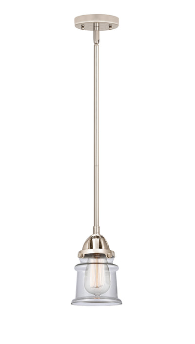 Nouveau 2 Mini Pendant Cast Brass Antique