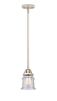 Nouveau 2 Mini Pendant Cast Brass Antique