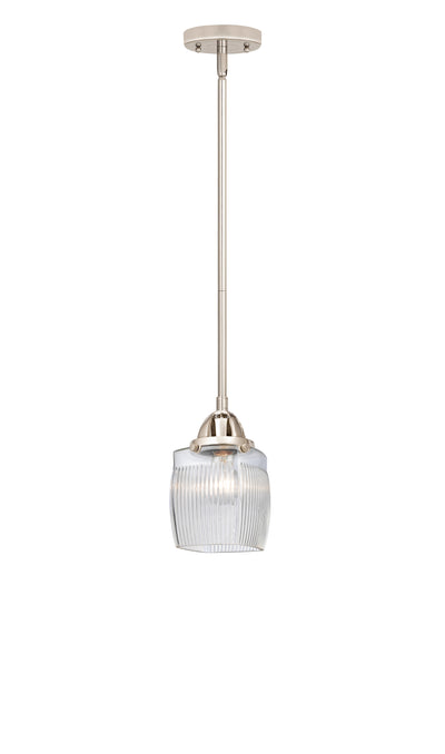 Nouveau 2 Mini Pendant Antique Copper Brass