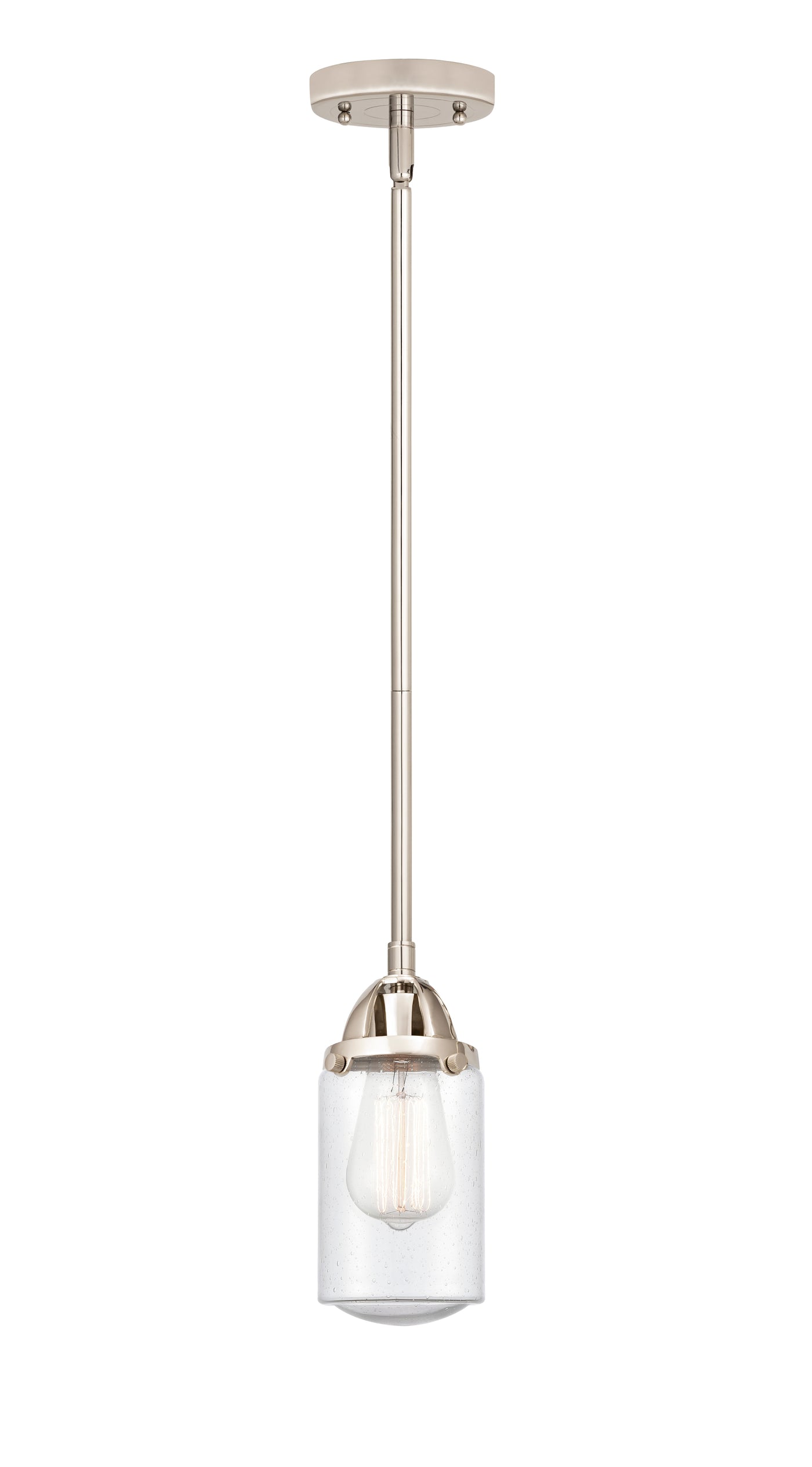 Nouveau 2 Mini Pendant Antique Copper Brass