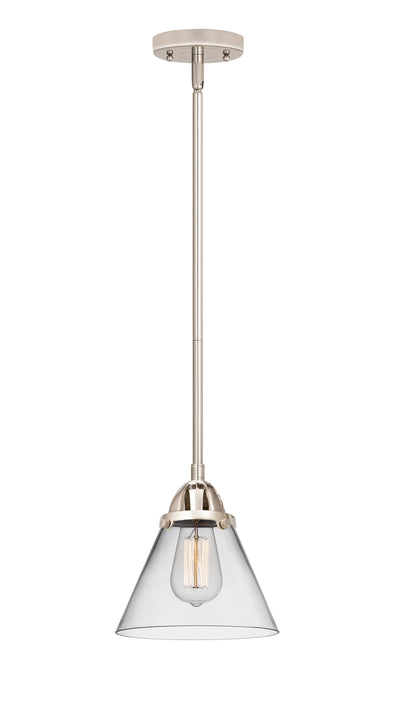 Nouveau 2 Mini Pendant Antique Copper Brass