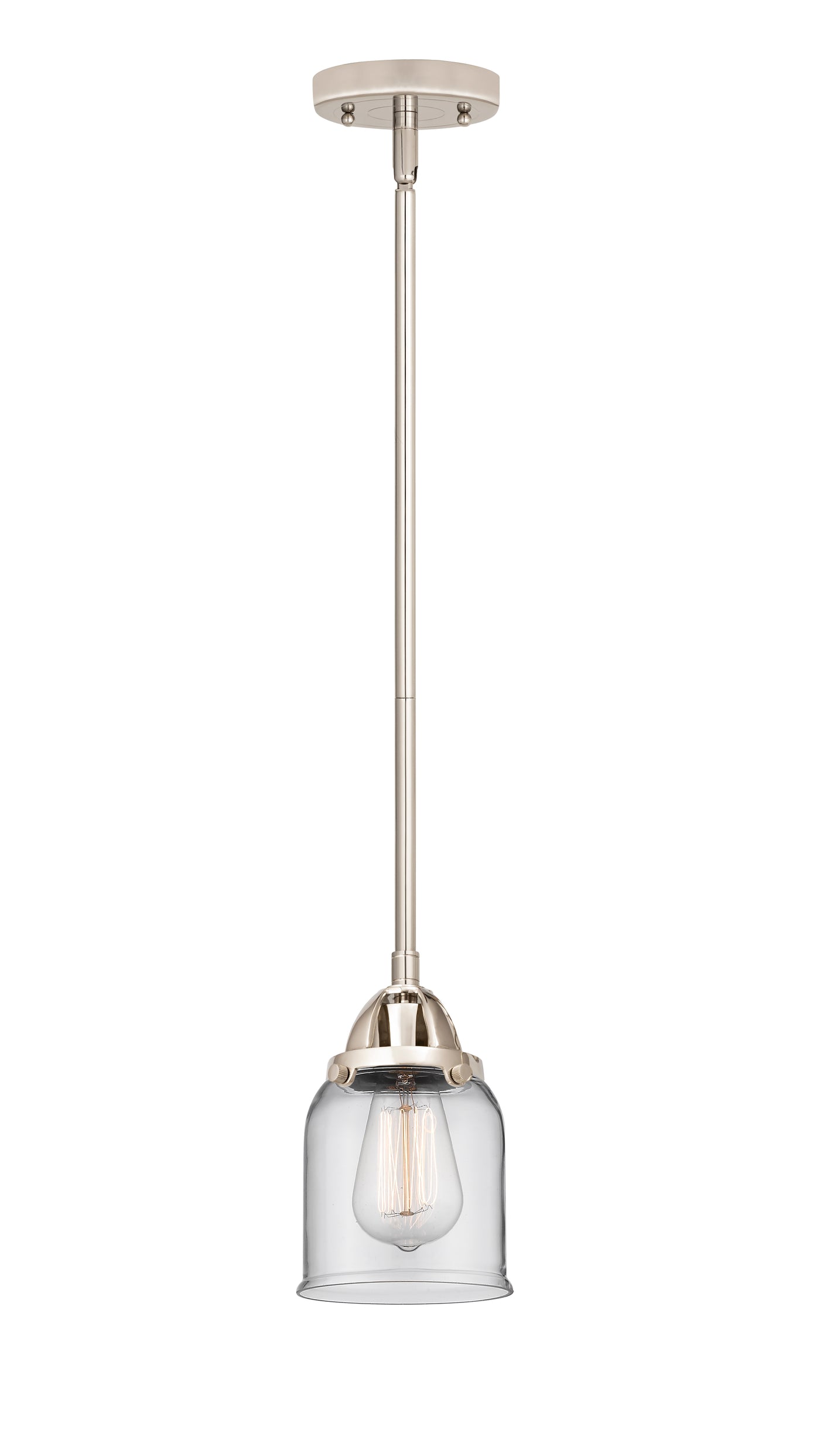 Nouveau 2 Mini Pendant Antique Copper Brass