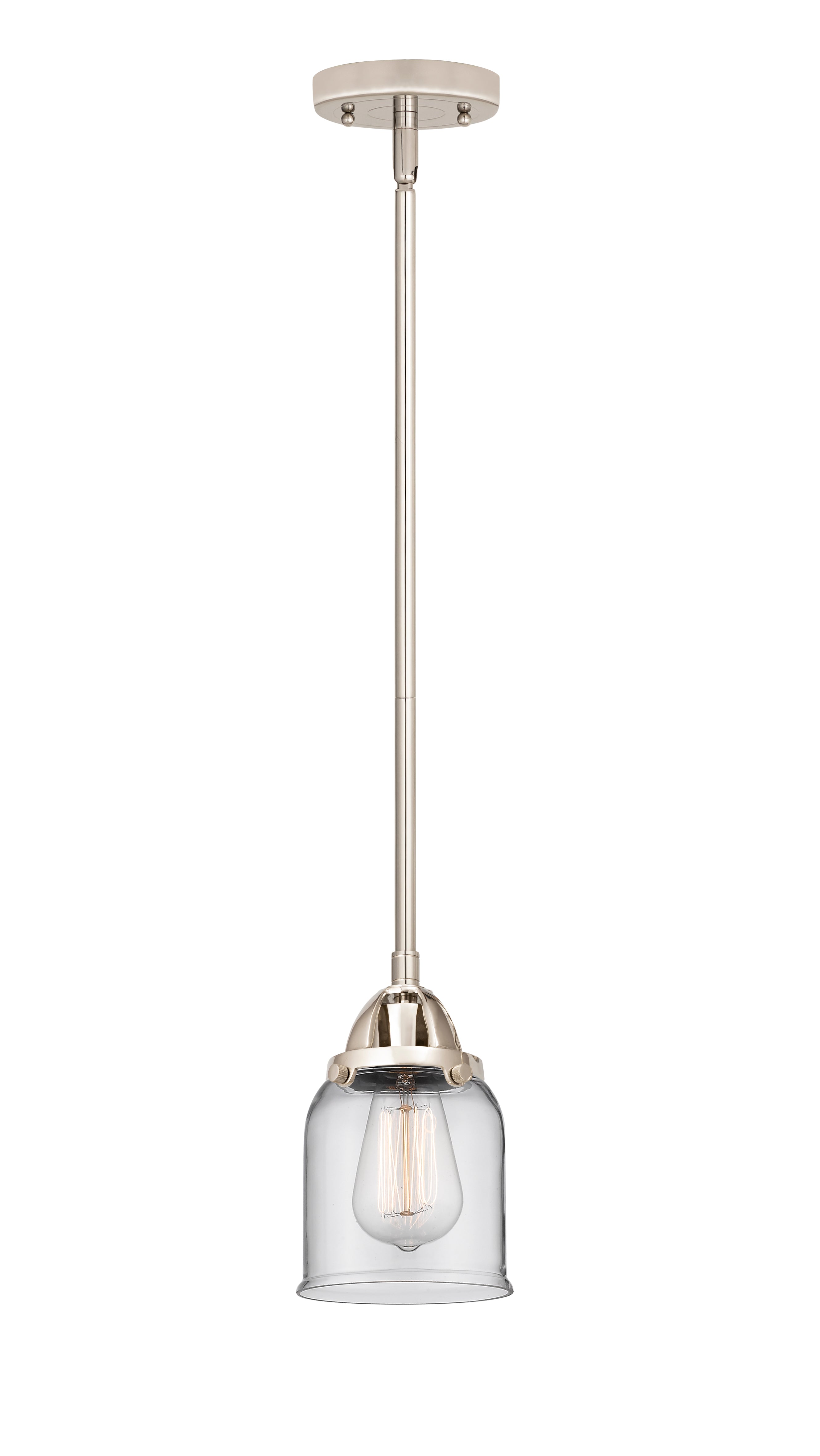 Nouveau 2 Mini Pendant Antique Copper Brass