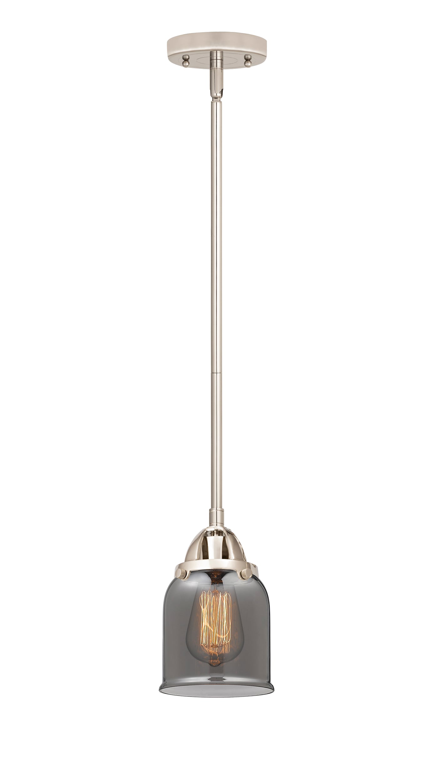 Nouveau 2 Mini Pendant Antique Copper Brass
