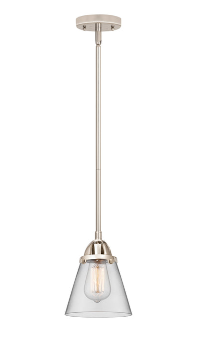 Nouveau 2 Mini Pendant Antique Copper Brass