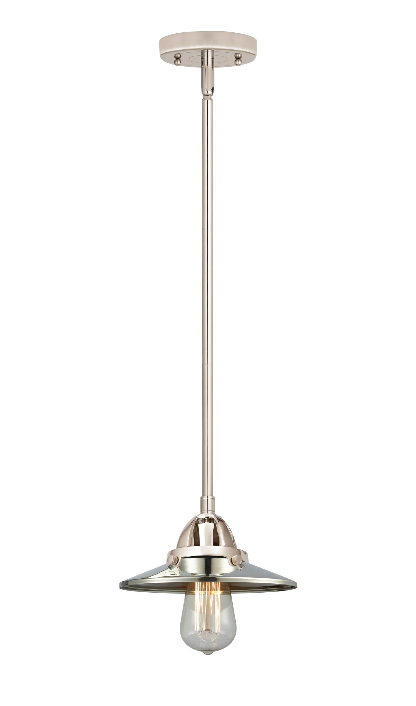 Nouveau 2 Mini Pendant 8 Inch Antique Copper