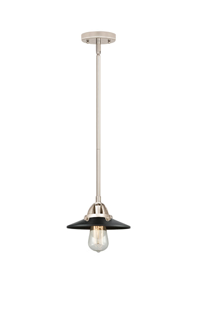 Nouveau 2 Mini Pendant 8 Inch Antique Copper