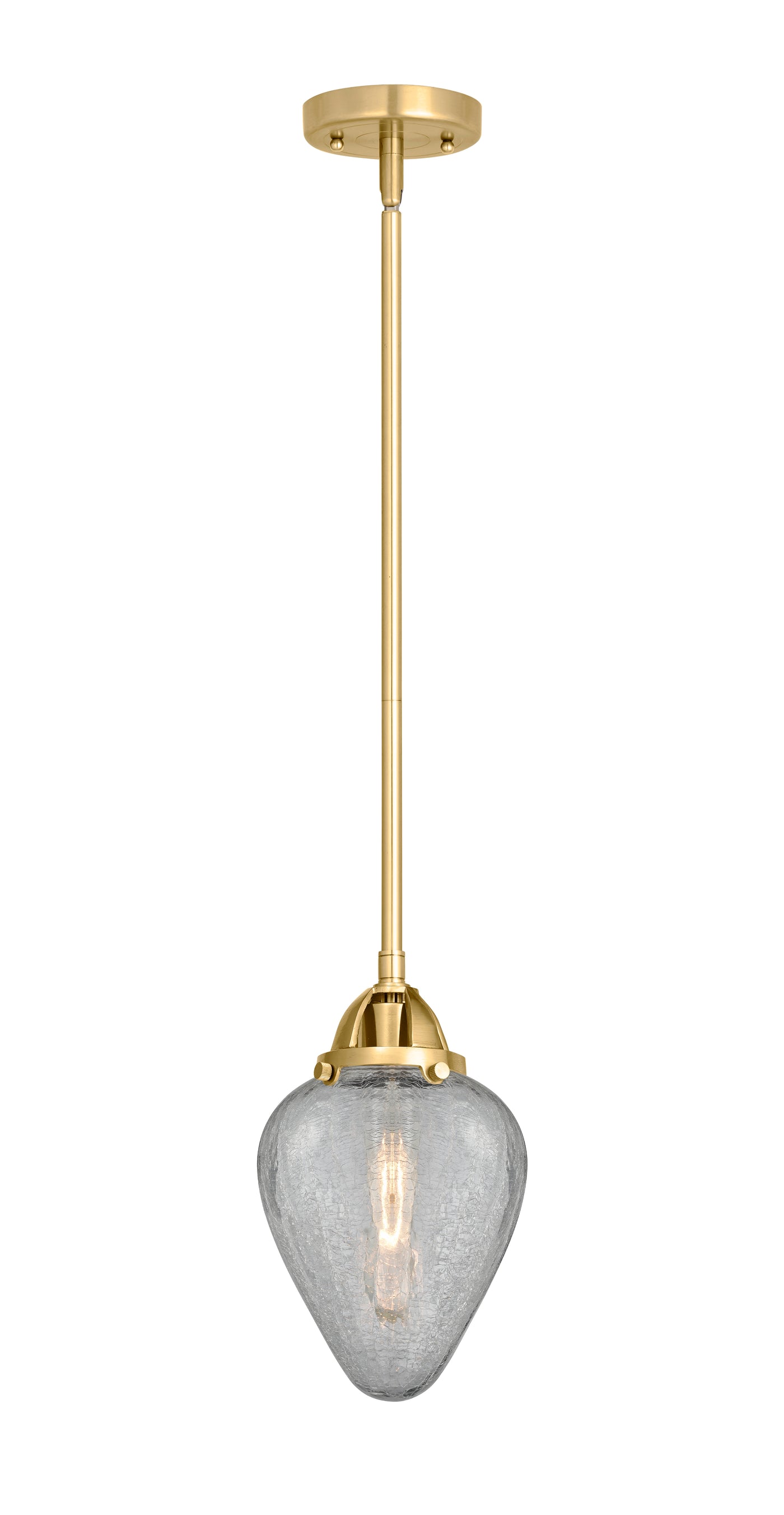 Nouveau 2 Mini Pendant Antique Copper Brass