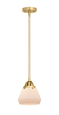 Nouveau 2 Mini Pendant Antique Copper Brass