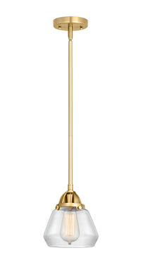 Nouveau 2 Mini Pendant Antique Copper Brass