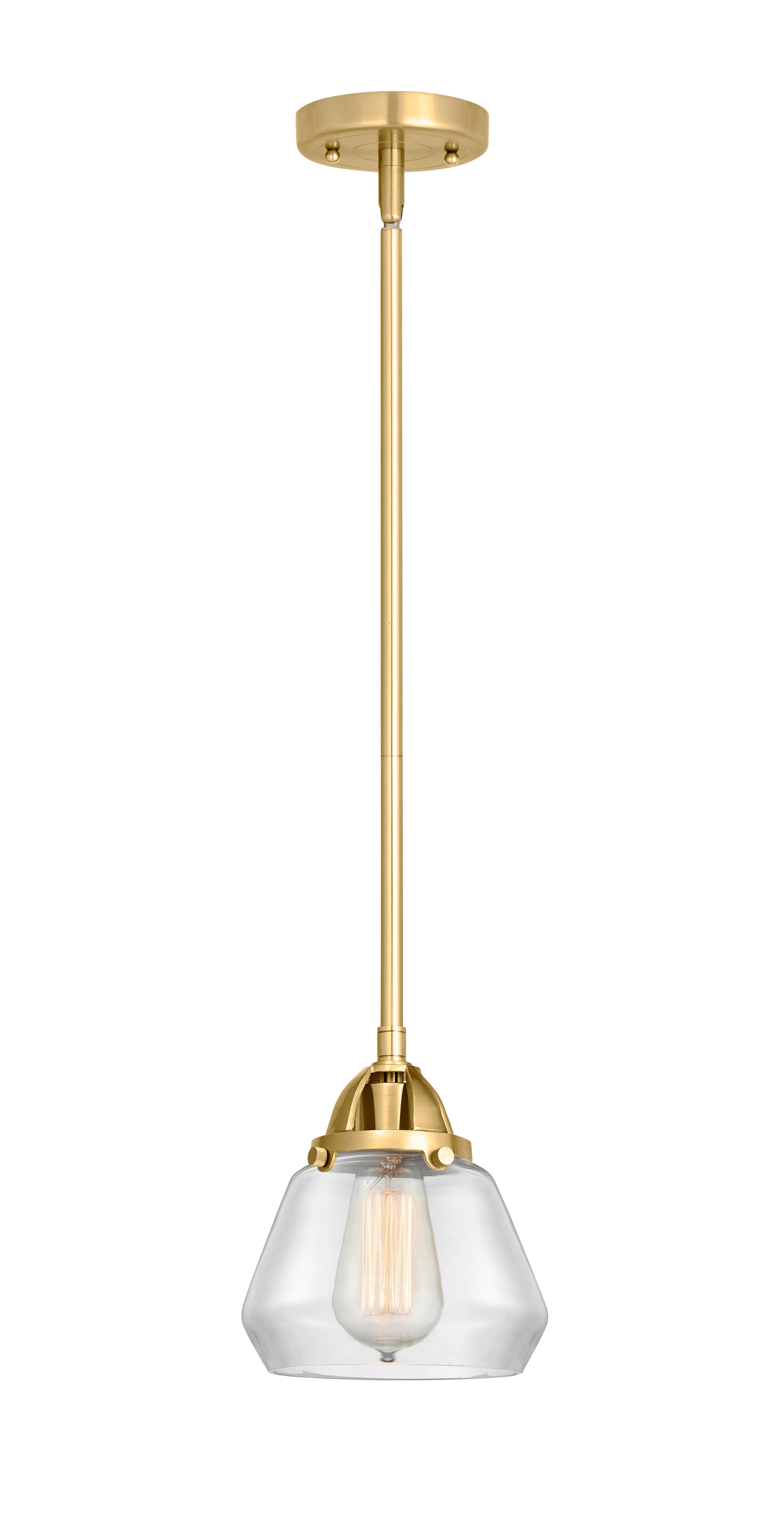 Nouveau 2 Mini Pendant Antique Copper Brass